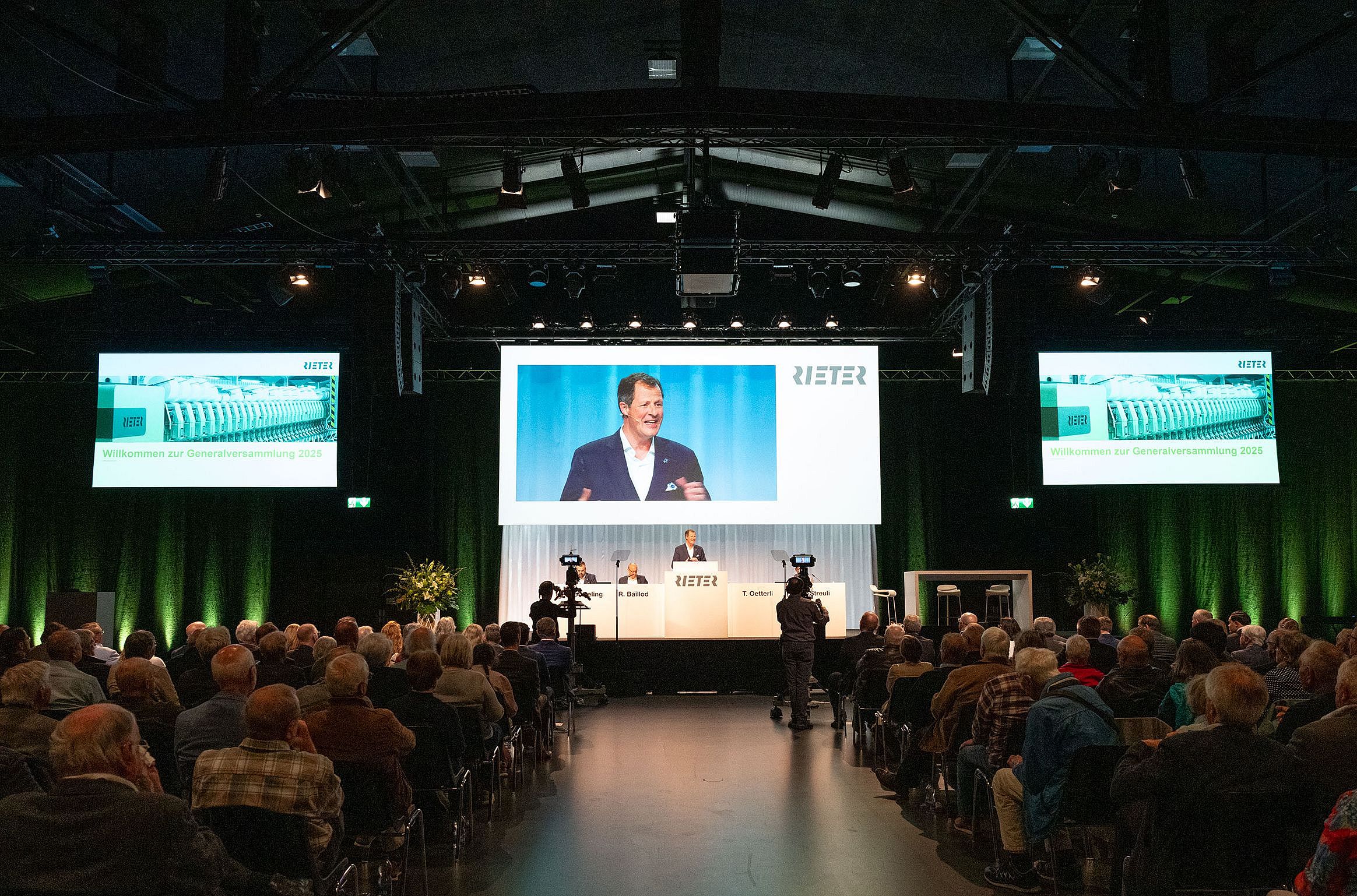 Rieter Annual General Meeting at the Eulachhallen in Winterthur, Switzerland